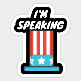 I am Speaking by Kamala Harris Sticker